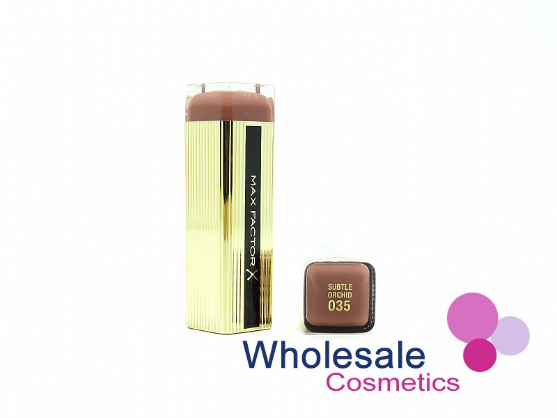 9 x Max Factor Colour Elixir Gold Lipsticks - 035 SUBTLE ORCHID